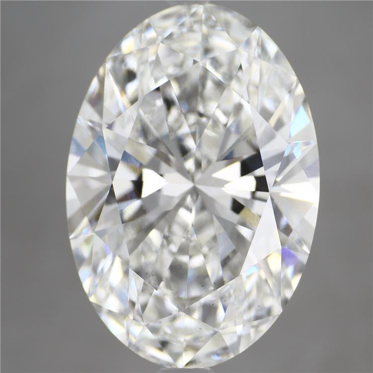 8.09ct Oval F VS2 Lab Created Diamond