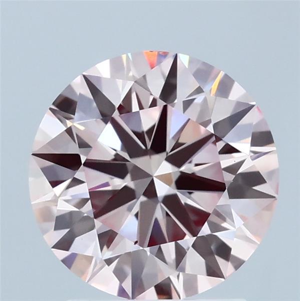 2.02ct Round FANCY VIVID PINK VS1 Lab Created Diamond