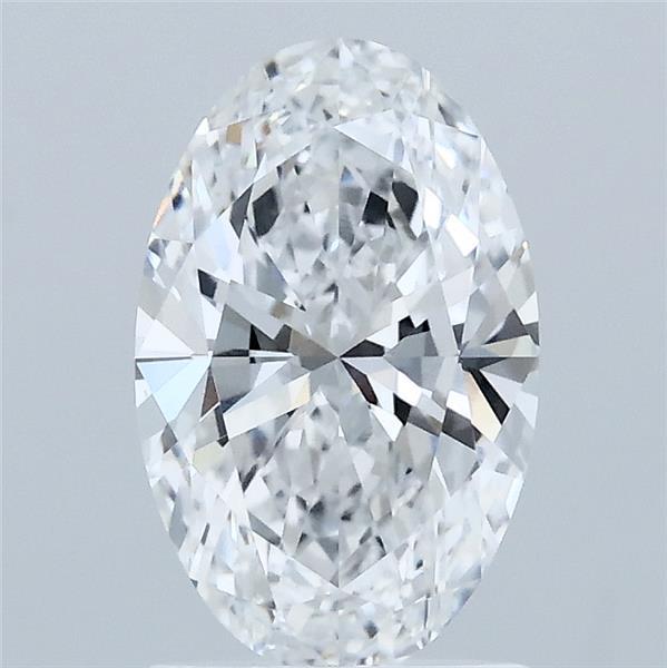 1.5ct Oval D VVS2 Lab Created Diamond