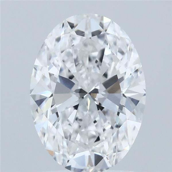2.03ct Oval D VVS2 Lab Created Diamond