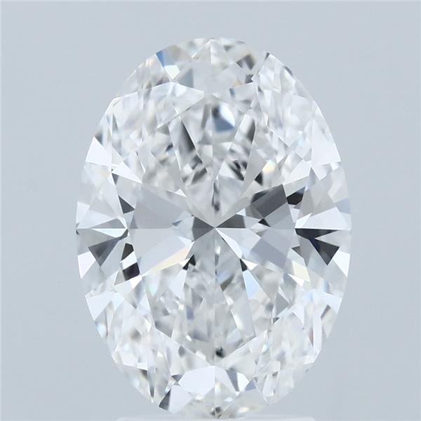3.02ct Oval E VVS2 Lab Created Diamond