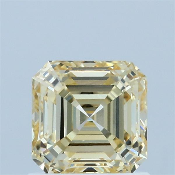 1ct Asscher FANCY YELLOW VS1 Lab Created Diamond