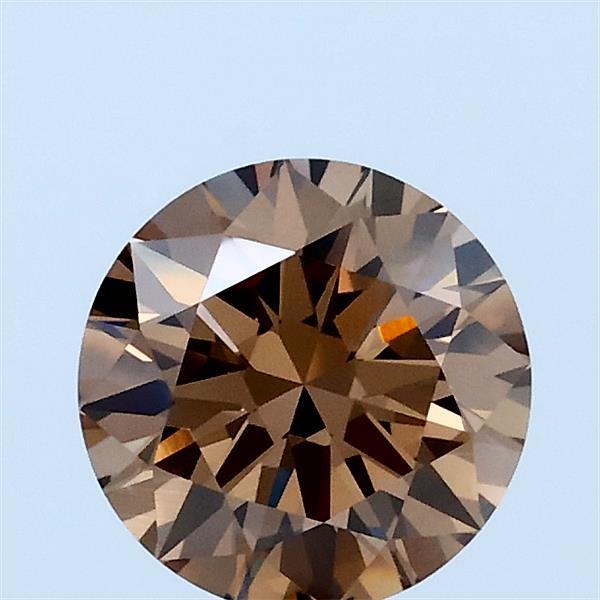 1ct Round FANCY BROWN VS1 Lab Created Diamond