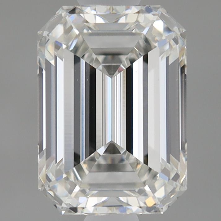 0.93ct Emerald F VVS2 Lab Created Diamond