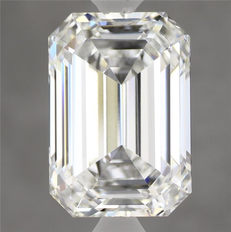 3.88ct Emerald F VVS2 Lab Created Diamond