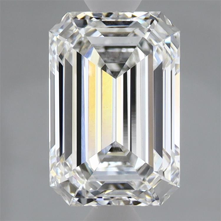 1.9ct Emerald E VVS2 Lab Created Diamond