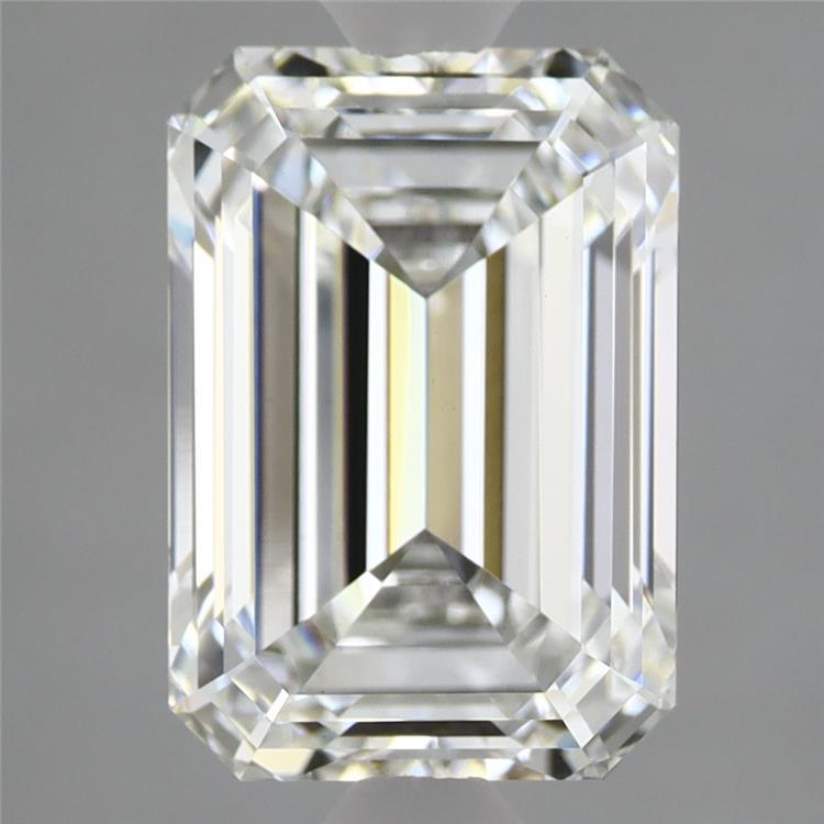 2.85ct Emerald F VS1 Lab Created Diamond