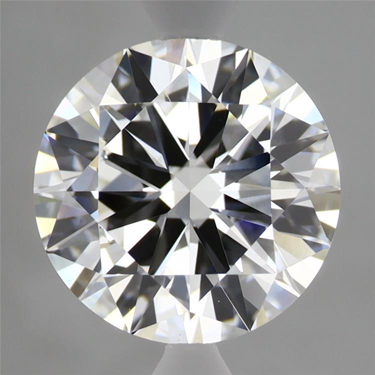 2.92ct Round F VVS2 Lab Created Diamond