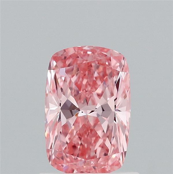 1.03ct Cushion FANCY VIVID PINK VS1 Lab Created Diamond