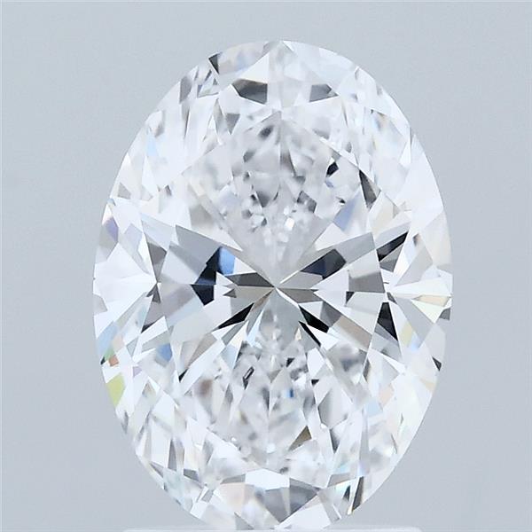 2.01ct Oval D VVS2 Lab Created Diamond