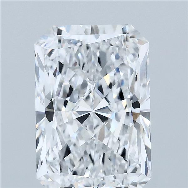 3.1ct Radiant D VVS2 Lab Created Diamond