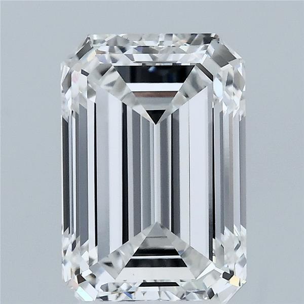 3ct Emerald E VVS2 Lab Created Diamond