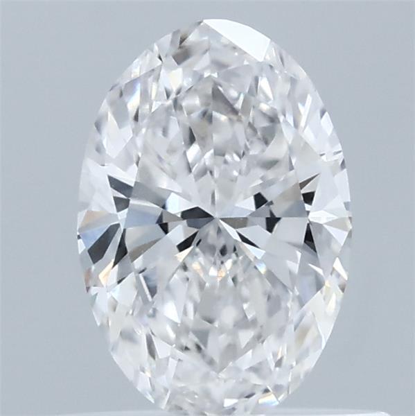 0.59ct Oval F VVS2 Lab Created Diamond