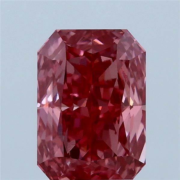 2ct Radiant FANCY VIVID PINK VVS2 Lab Created Diamond