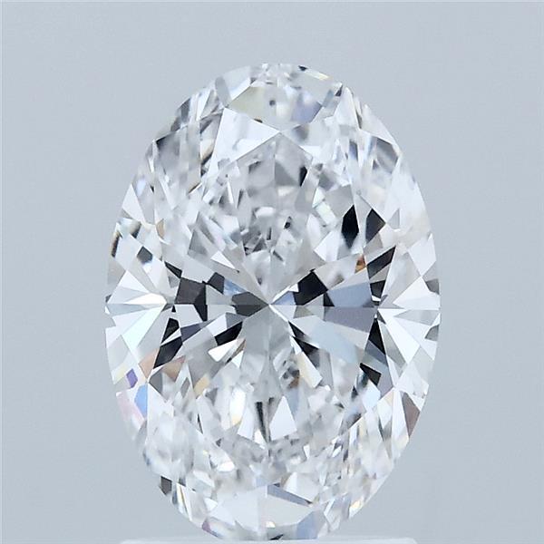 1.75ct Oval D VVS2 Lab Created Diamond