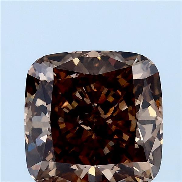 2.09ct Cushion FANCY BROWN VVS2 Lab Created Diamond