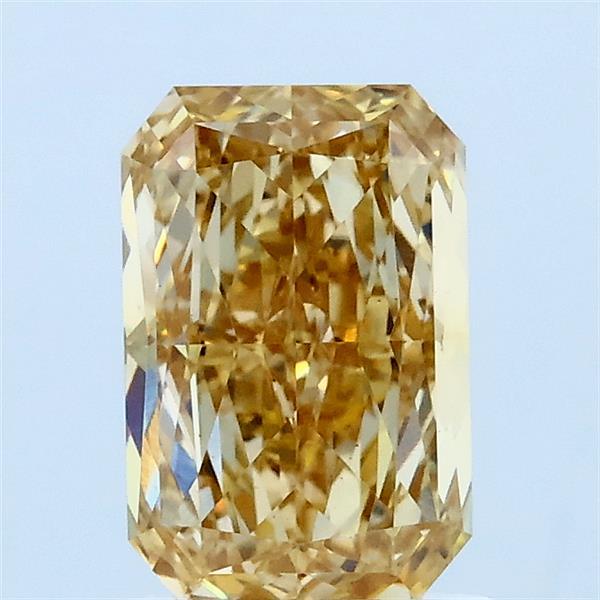 1.6ct Radiant FANCY YELLOW VS1 Lab Created Diamond