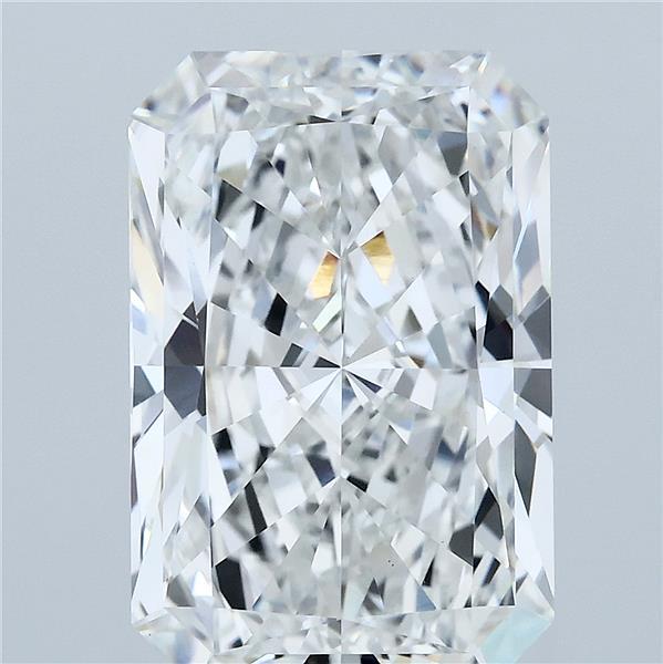 7.29ct Radiant F VVS2 Lab Created Diamond