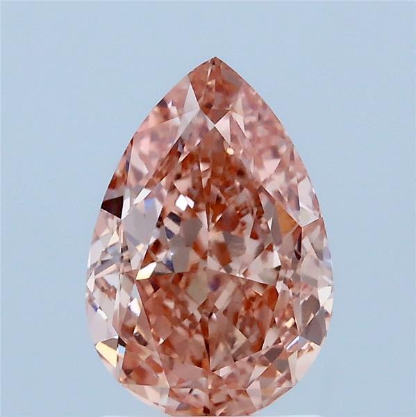 2.05ct Pear FANCY VIVID PINK VVS2 Lab Created Diamond
