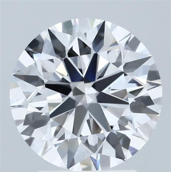 2.86ct Round D VVS2 Lab Created Diamond