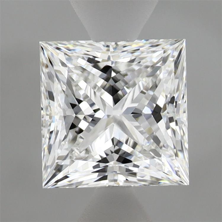 1.55ct Princess D VVS2 Lab Created Diamond