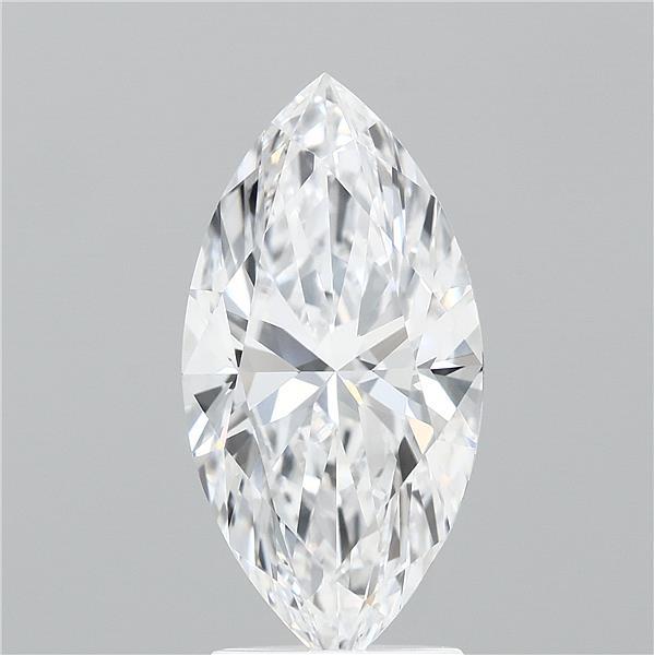 2.55ct Marquise E IF Lab Created Diamond