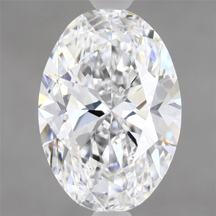 2.06ct Oval D VVS2 Lab Created Diamond