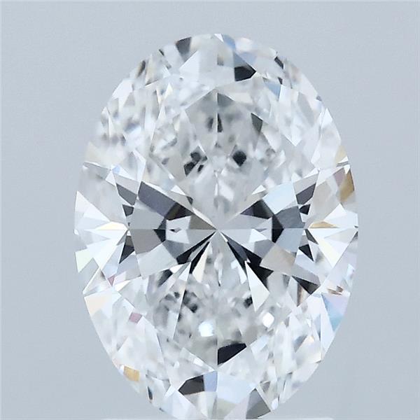2ct Oval D VVS2 Lab Created Diamond