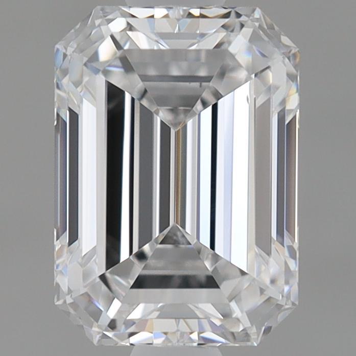 0.93ct Emerald D VS1 Lab Created Diamond