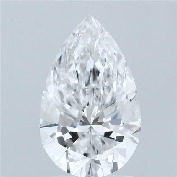 2.05ct Pear D VS1 Lab Created Diamond