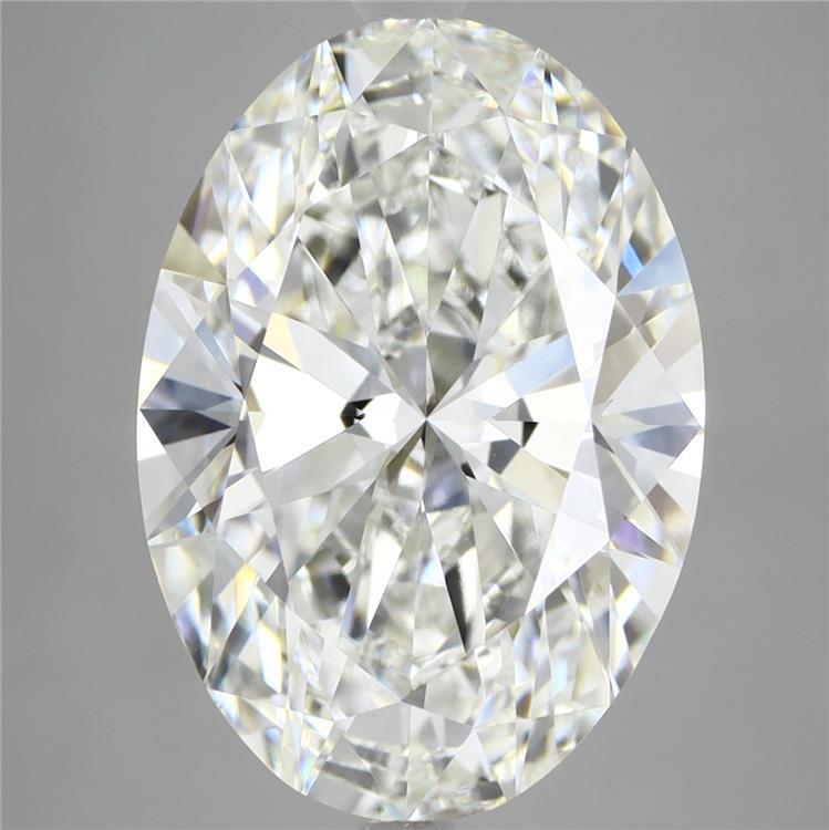 7.09ct Oval E VVS2 Lab Created Diamond