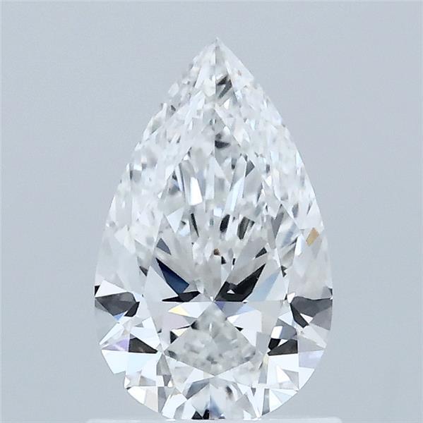1.01ct Pear E VVS1 Lab Created Diamond
