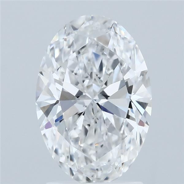 2.05ct Oval D VVS2 Lab Created Diamond