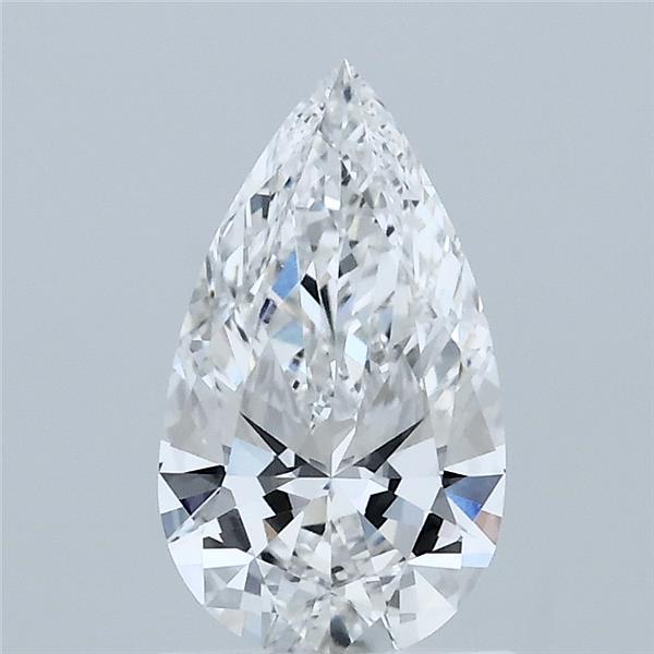 1.01ct Pear E VVS2 Lab Created Diamond