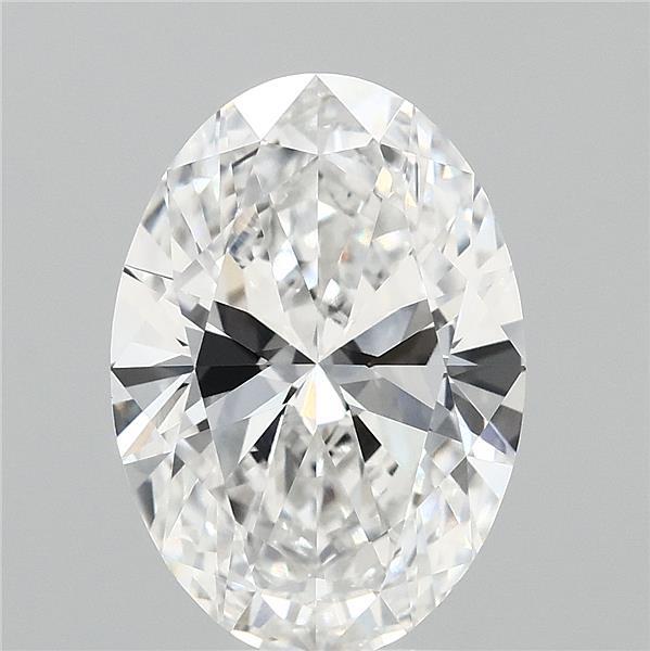 3.5ct Oval E VVS1 Lab Created Diamond