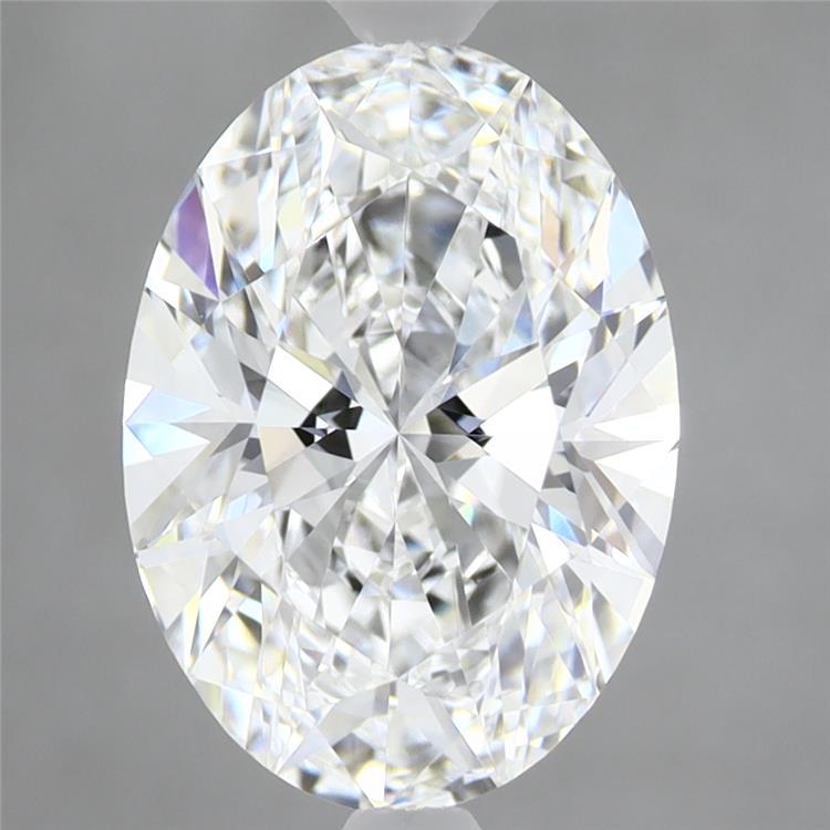 3ct Oval E VVS2 Lab Created Diamond
