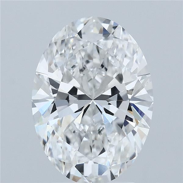 3.09ct Oval E VS1 Lab Created Diamond