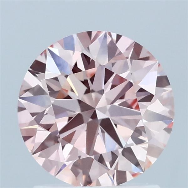 1.52ct Round FANCY INTENSE PINK VS1 Lab Created Diamond