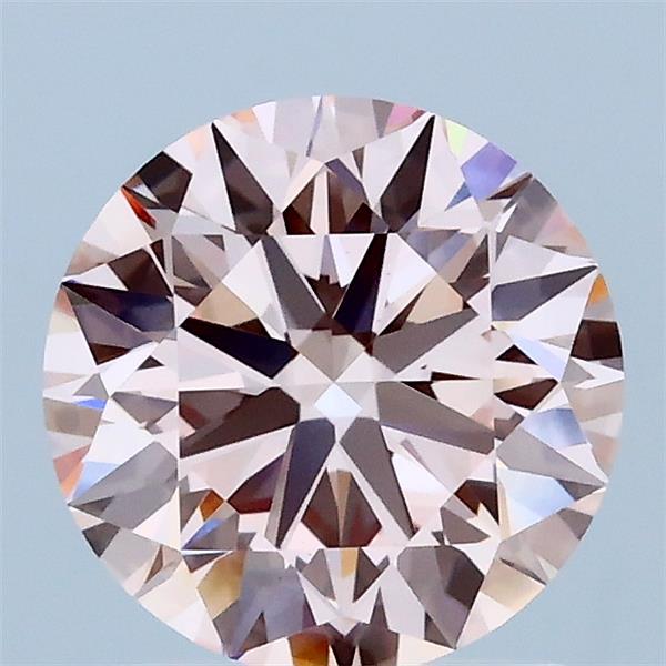 1.52ct Round FANCY INTENSE PINK VS1 Lab Created Diamond