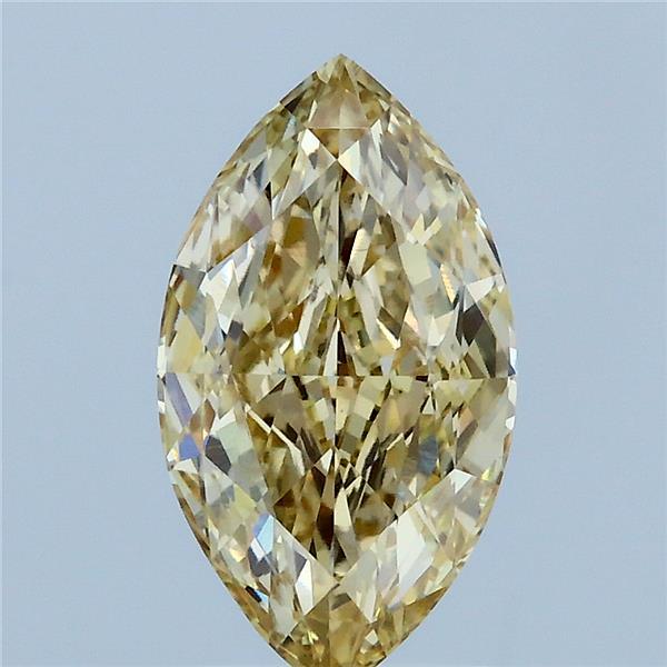 2.05ct Marquise FANCY YELLOW VVS2 Lab Created Diamond