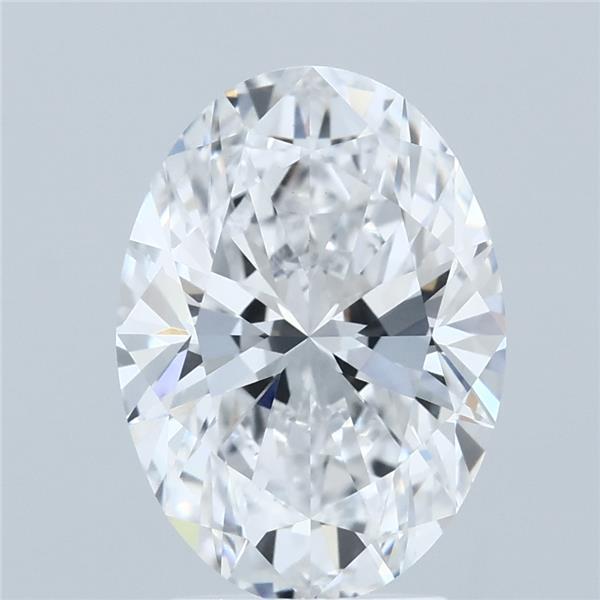 3.01ct Oval D VVS2 Lab Created Diamond