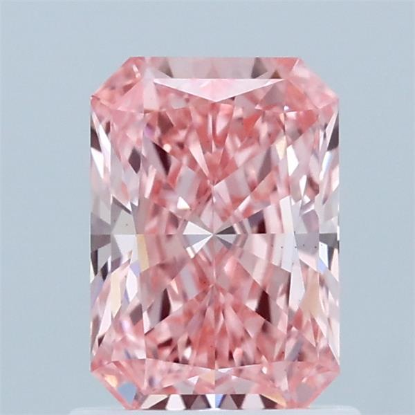 1.05ct Radiant FANCY VIVID PINK VS1 Lab Created Diamond