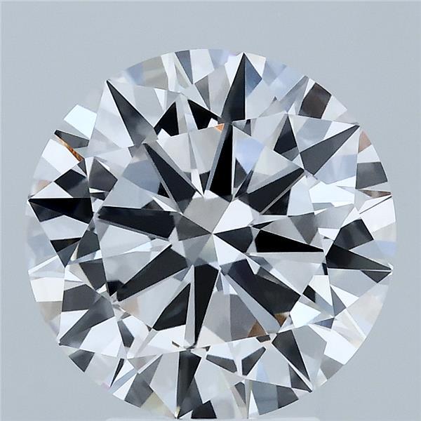 4ct Round E VVS2 Lab Created Diamond