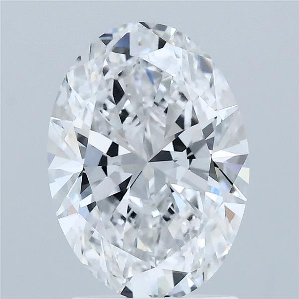 2ct Oval D VVS2 Lab Created Diamond