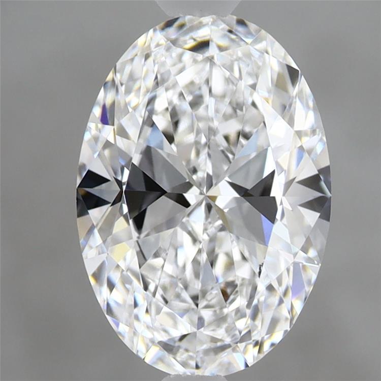 2.1ct Oval D VVS2 Lab Created Diamond