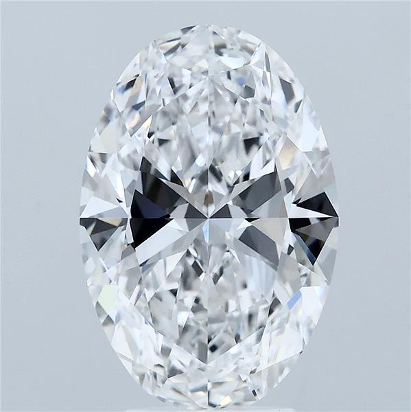 4ct Oval D VVS2 Lab Created Diamond