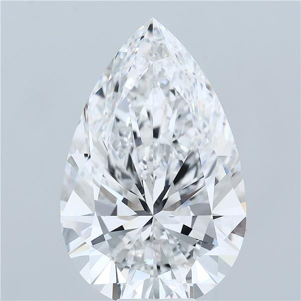 10.02ct Pear E VVS2 Lab Created Diamond