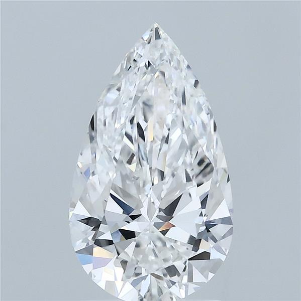 1.87ct Pear E VVS1 Lab Created Diamond