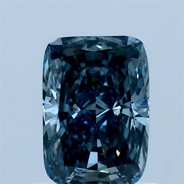 0.87ct Radiant FANCY VIVID BLUE VS2 Lab Created Diamond