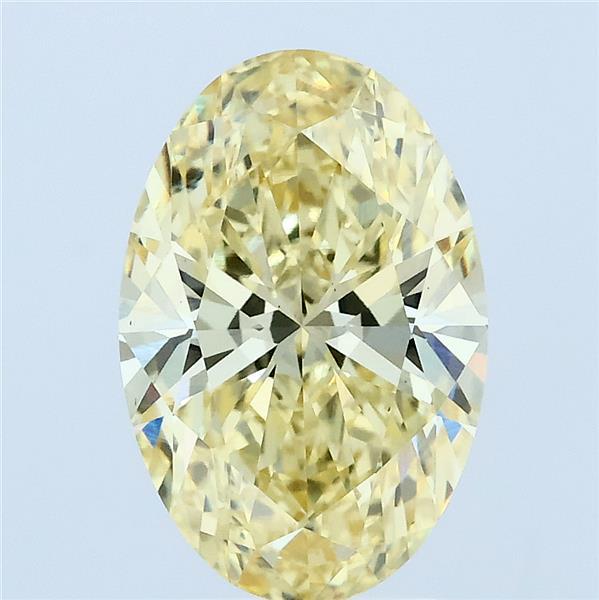 2.59ct Oval FANCY INTENSE YELLOW VS1 Lab Created Diamond